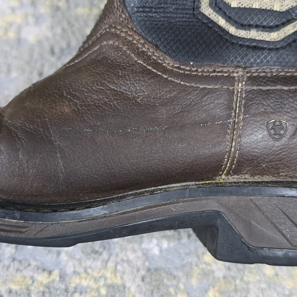 Ariat Boots Youth Sz 2 Workhog XT Vented Bold Wiggle Room Leather - Picture 16 of 16